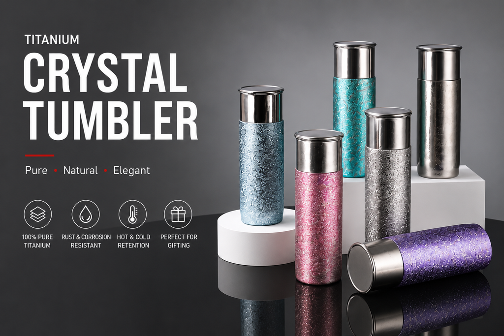 PURE Ti™ Pure Titanium Crystal Tumbler – Luxury Vacuum