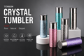 PURE Ti™ Pure Titanium Crystal Tumbler – Luxury Vacuum