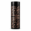PURE Ti™ Pure Titanium Water Bottle 500ml | 99.8% Pure Titanium Vacuum Insulated Flask | Leakproof Hot & Cold Thermal Bottle | Ultra-Light Premium Gift Edition | Black Floral Design